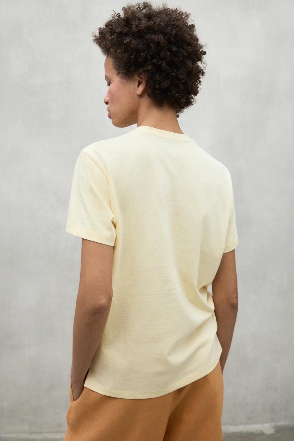 ECOALF SALCEALF T-SHIRT WOM en color AMARILLO  (3)