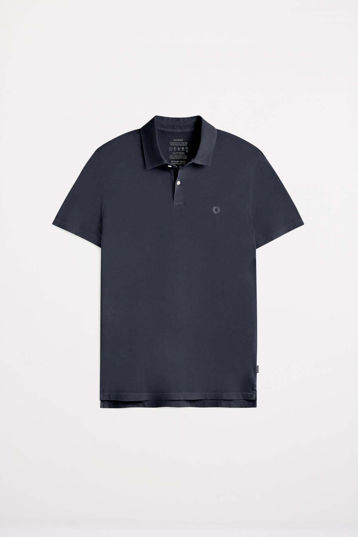 ECOALF THEOALF POLO MAN en color AZUL  (2)