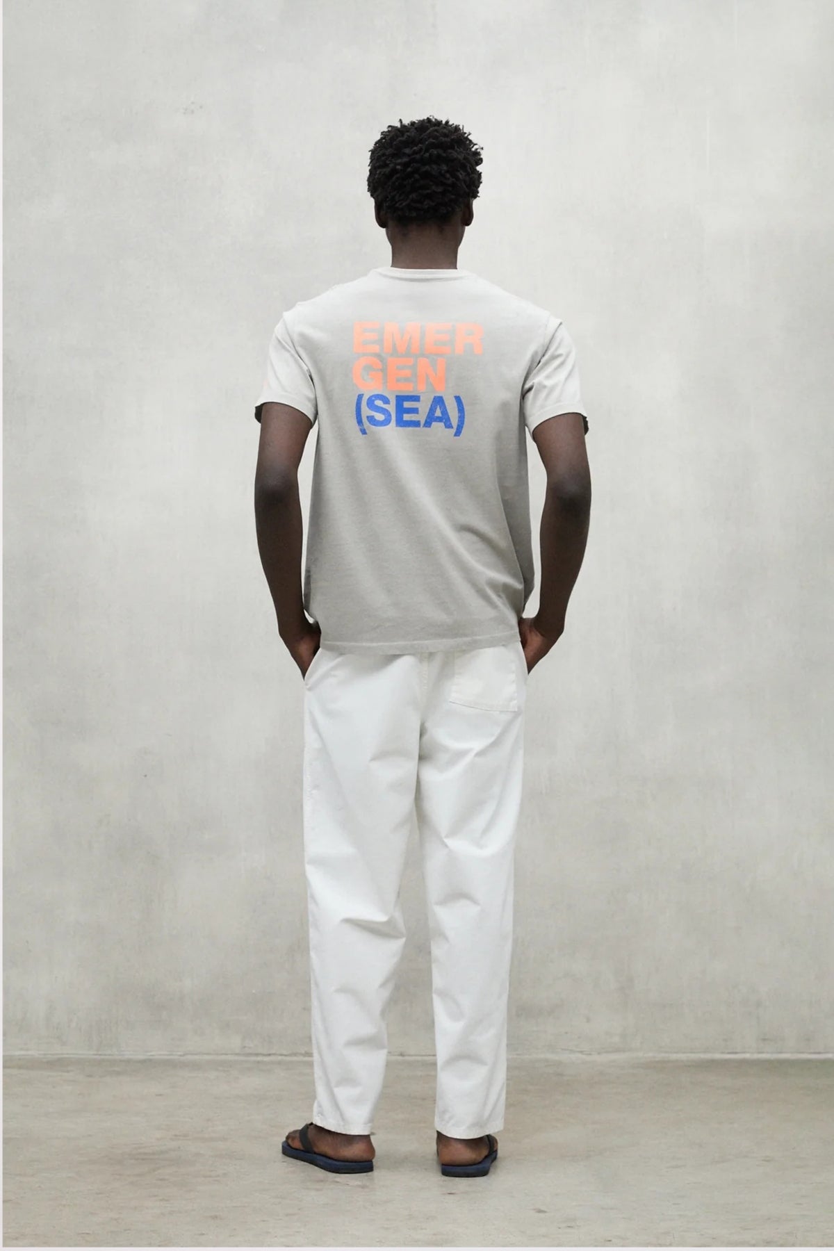 ECOALF EMERALF T- SHIRT MAN en color GRIS  (4)