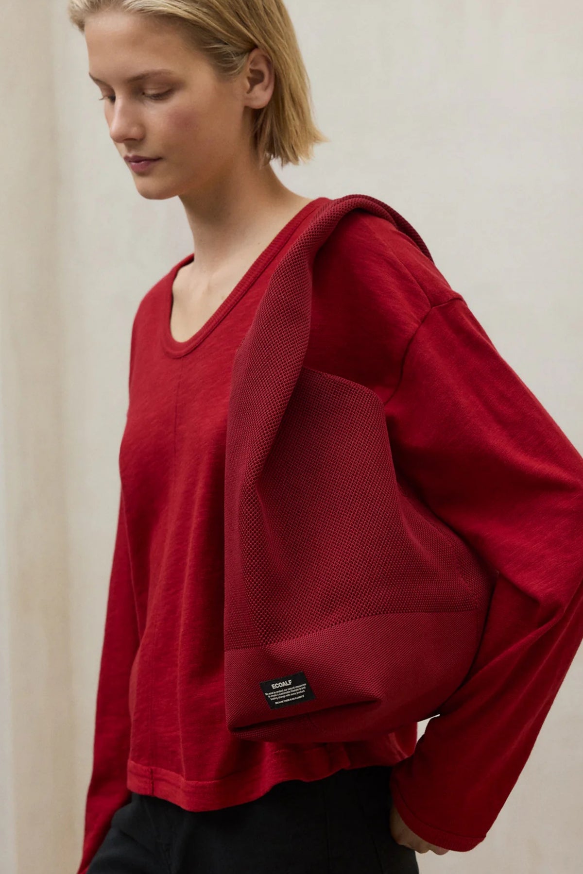 ECOALF TIKA BIG SHOULDER B en color ROJO  (4)