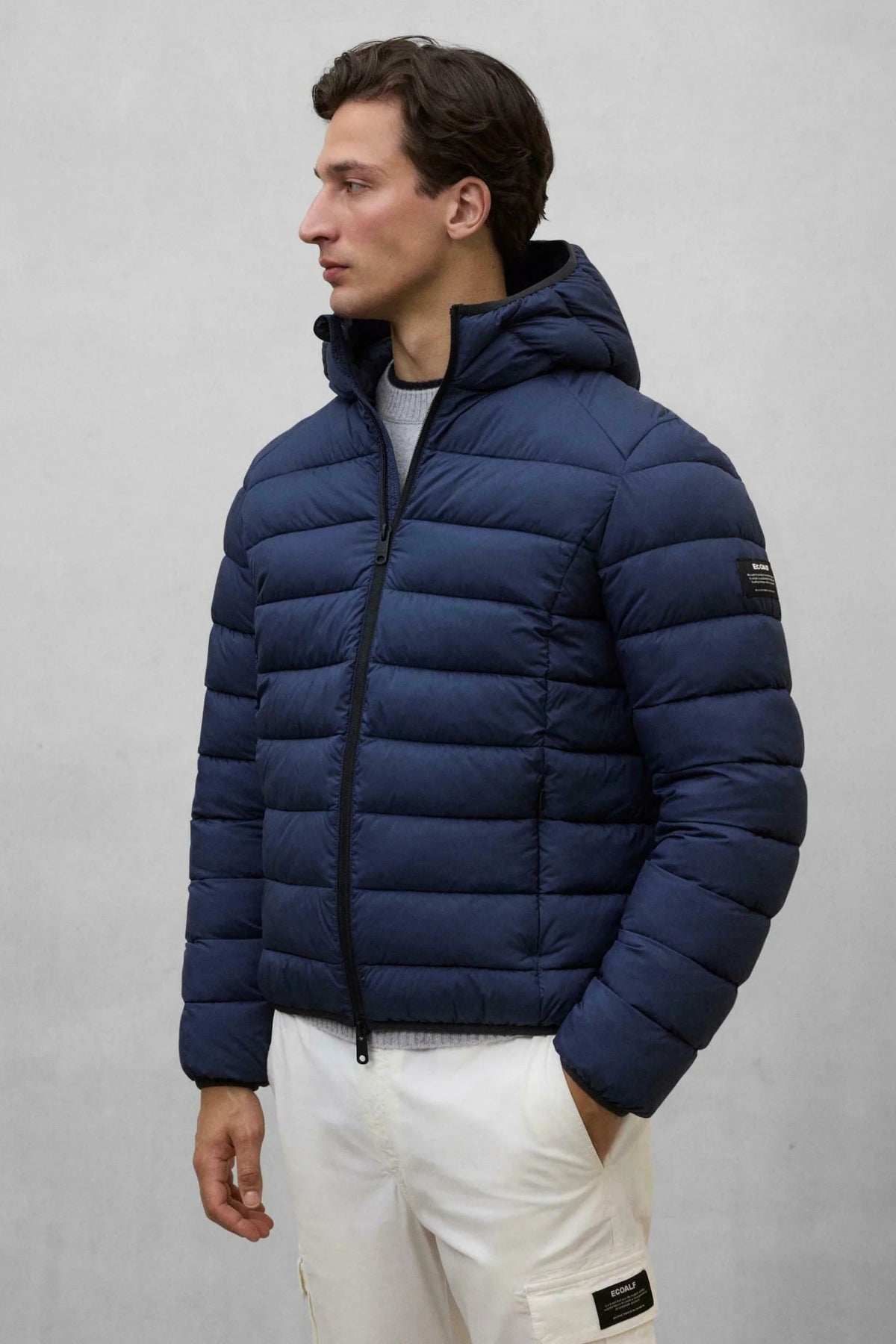 ECOALF ASPENALF JACKET en color AZUL  (1)