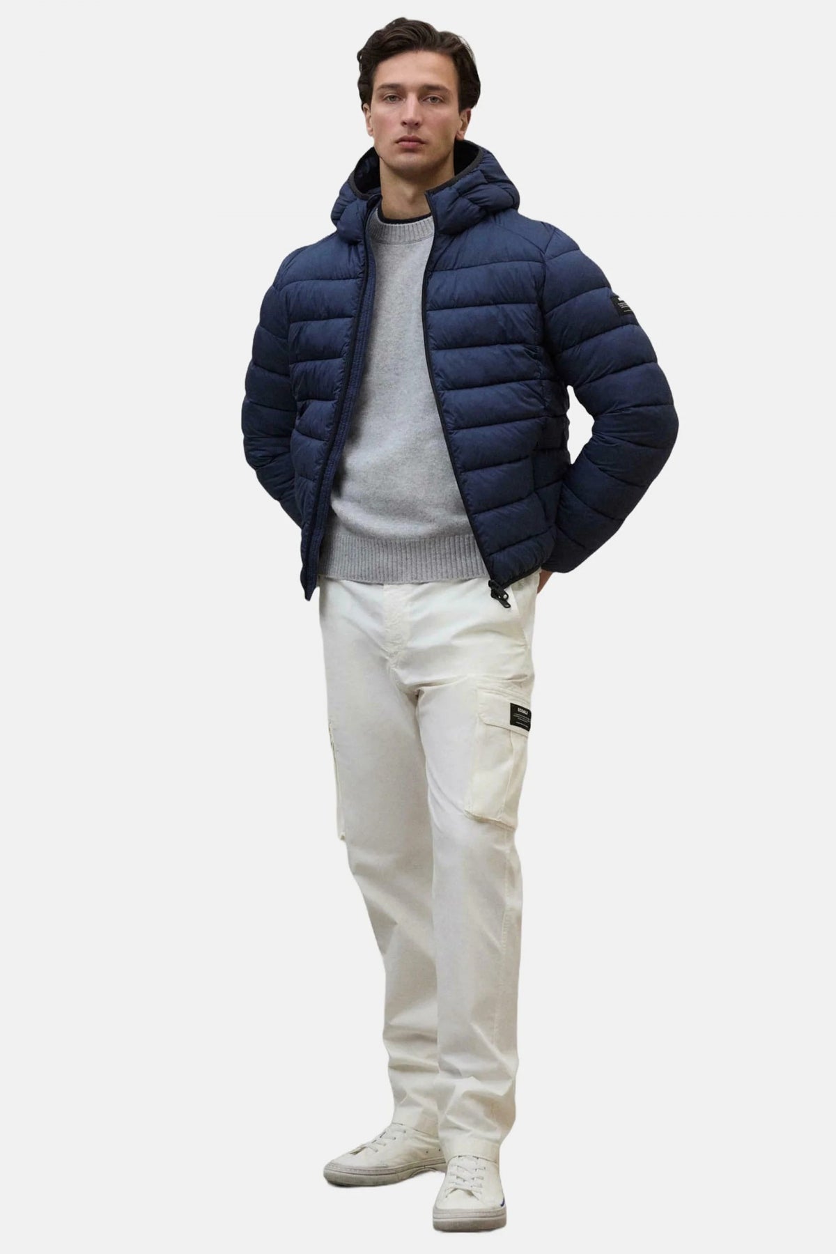 ECOALF ASPENALF JACKET en color AZUL  (4)