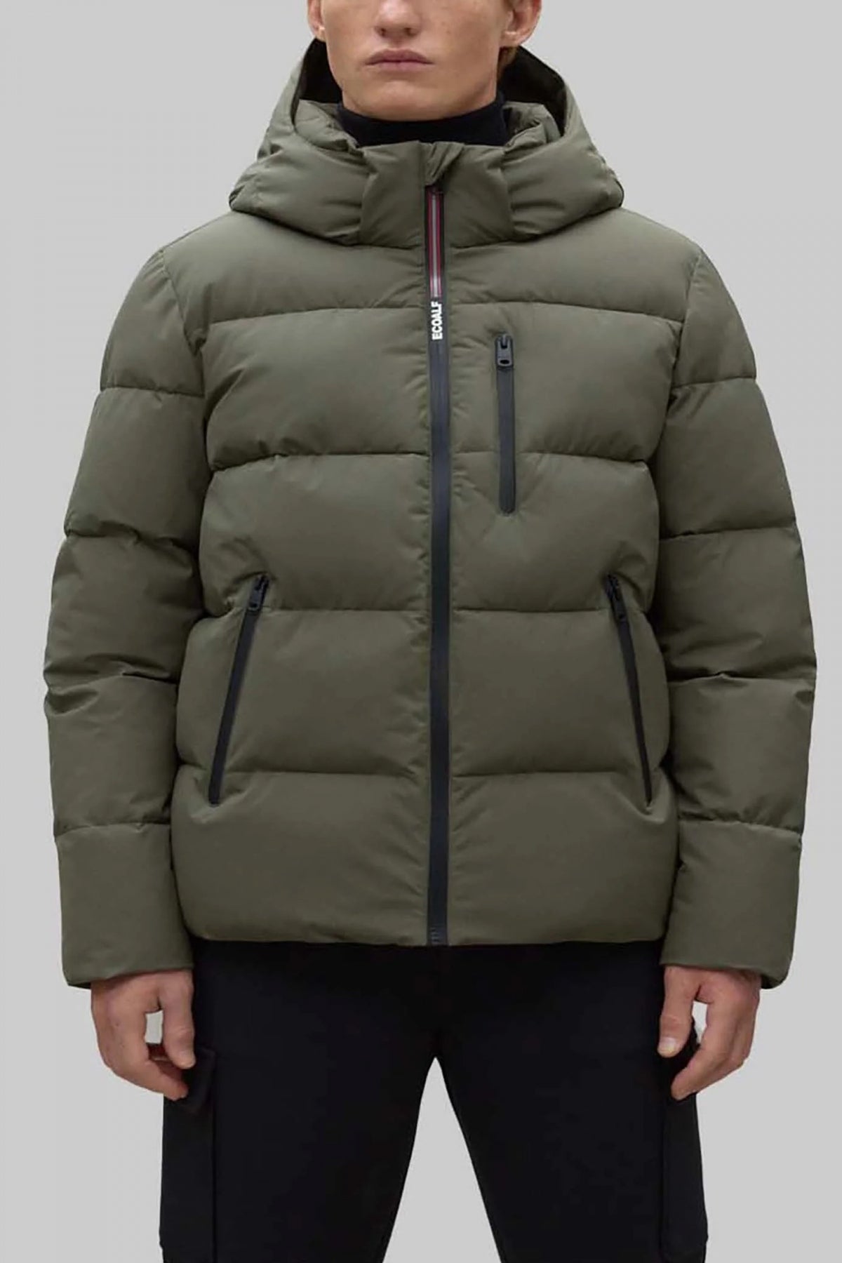ECOALF  BAZON JACKET  en color VERDE  (1)