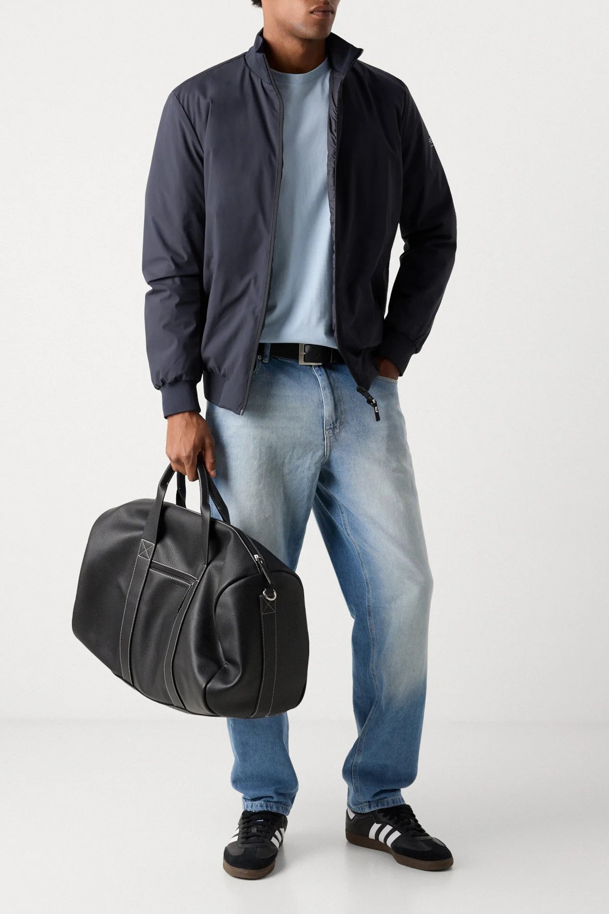 ECOALF JAIME JACKET en color AZUL  (4)