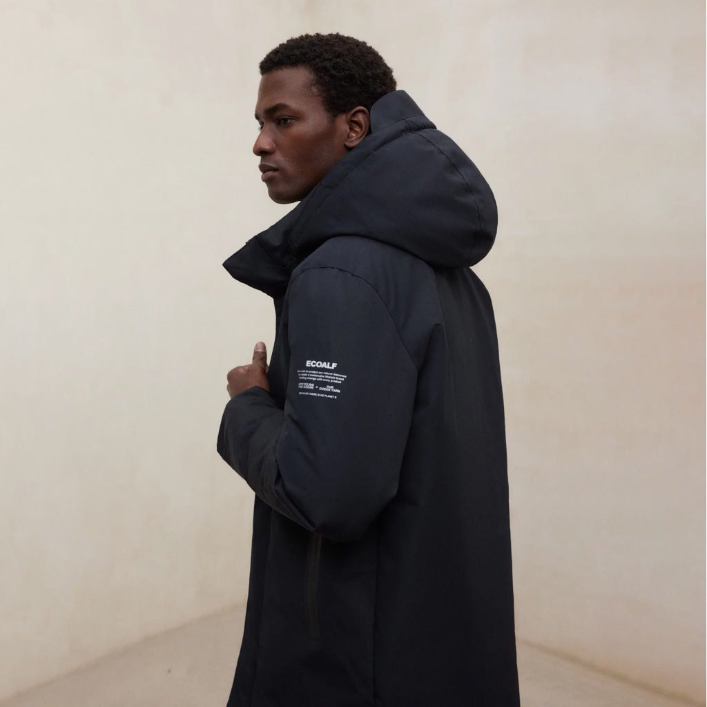 ECOALF PARKO JACKET MAN en color NEGRO  (6)