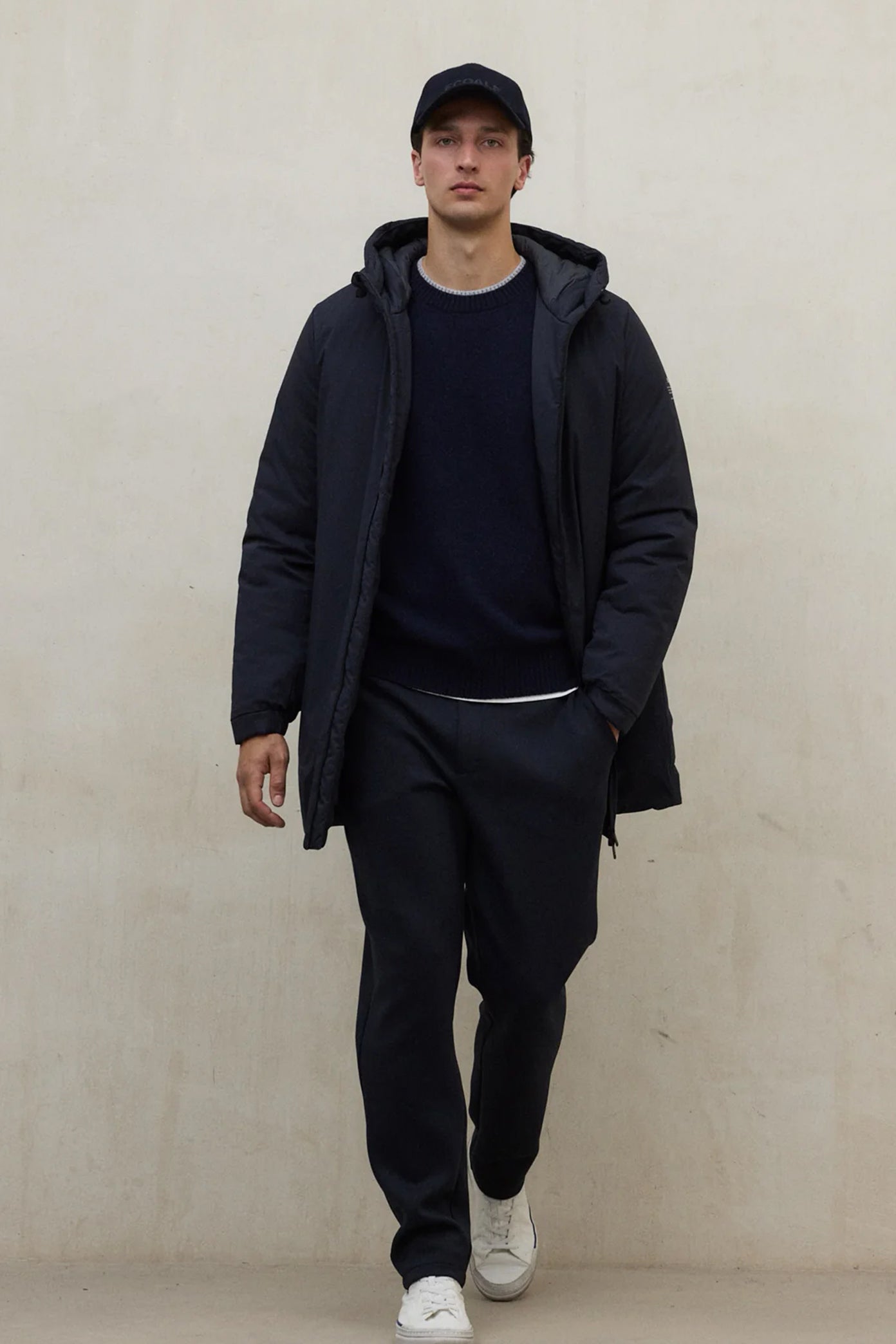 ECOALF PASU JACKET MAN  en color AZUL  (4)