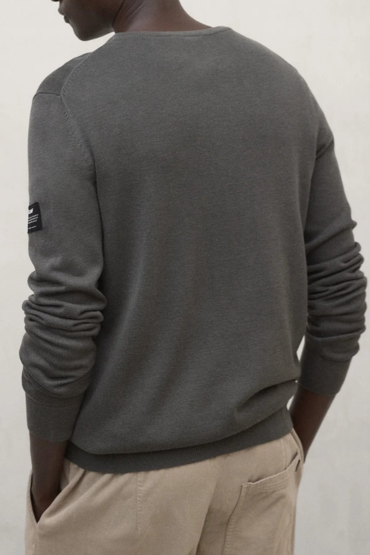 ECOALF MCMGAKNBAYON BAYONA KNIT MAN en color GRIS  (2)