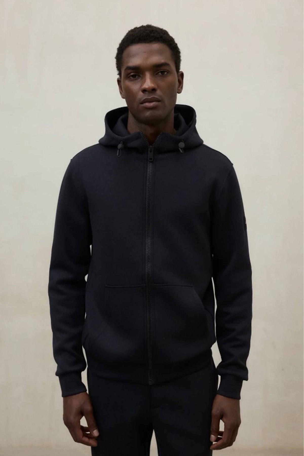 ECOALF AGADIR SWEATSHIRT M en color NEGRO  (1)
