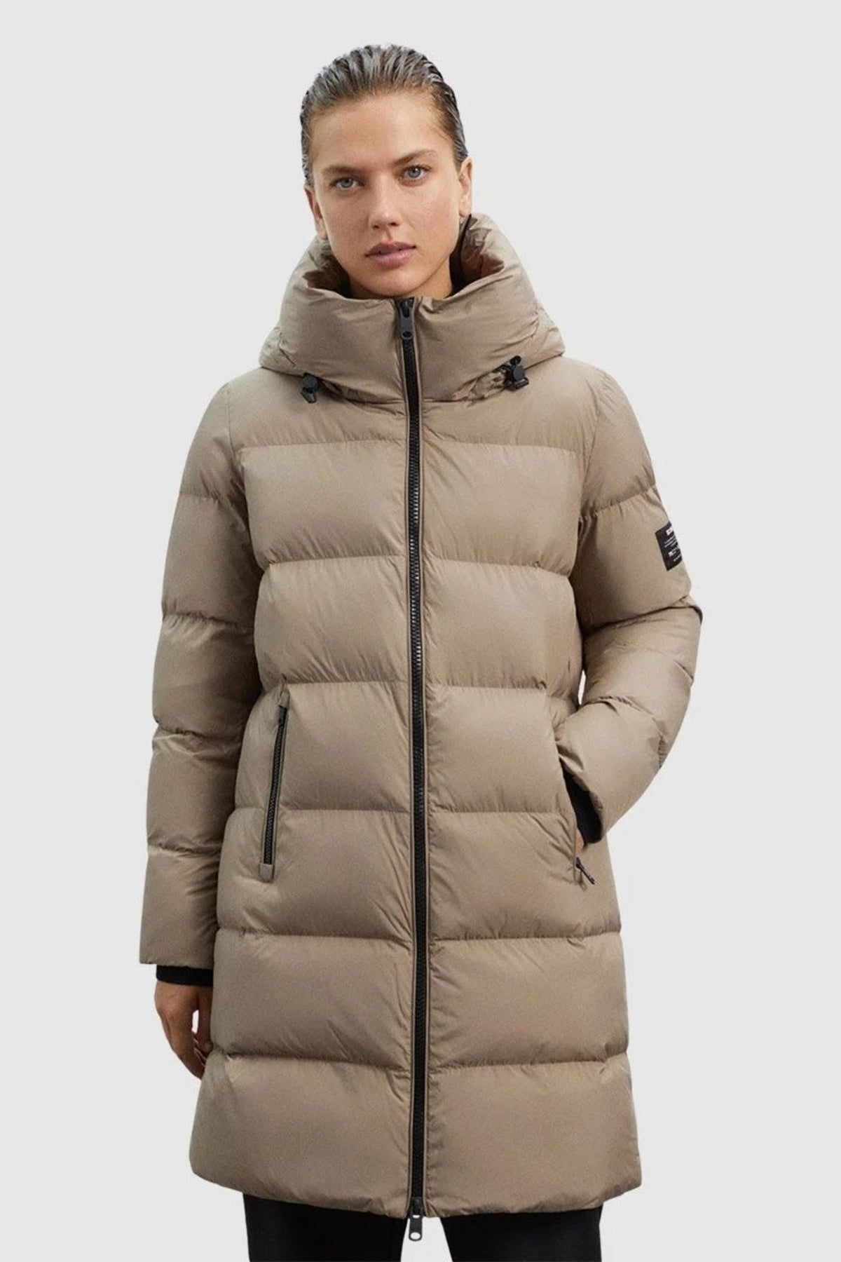 ECOALF MCWGAJKMANLI MANLIE JACKET WOMA en color BEIS  (1)