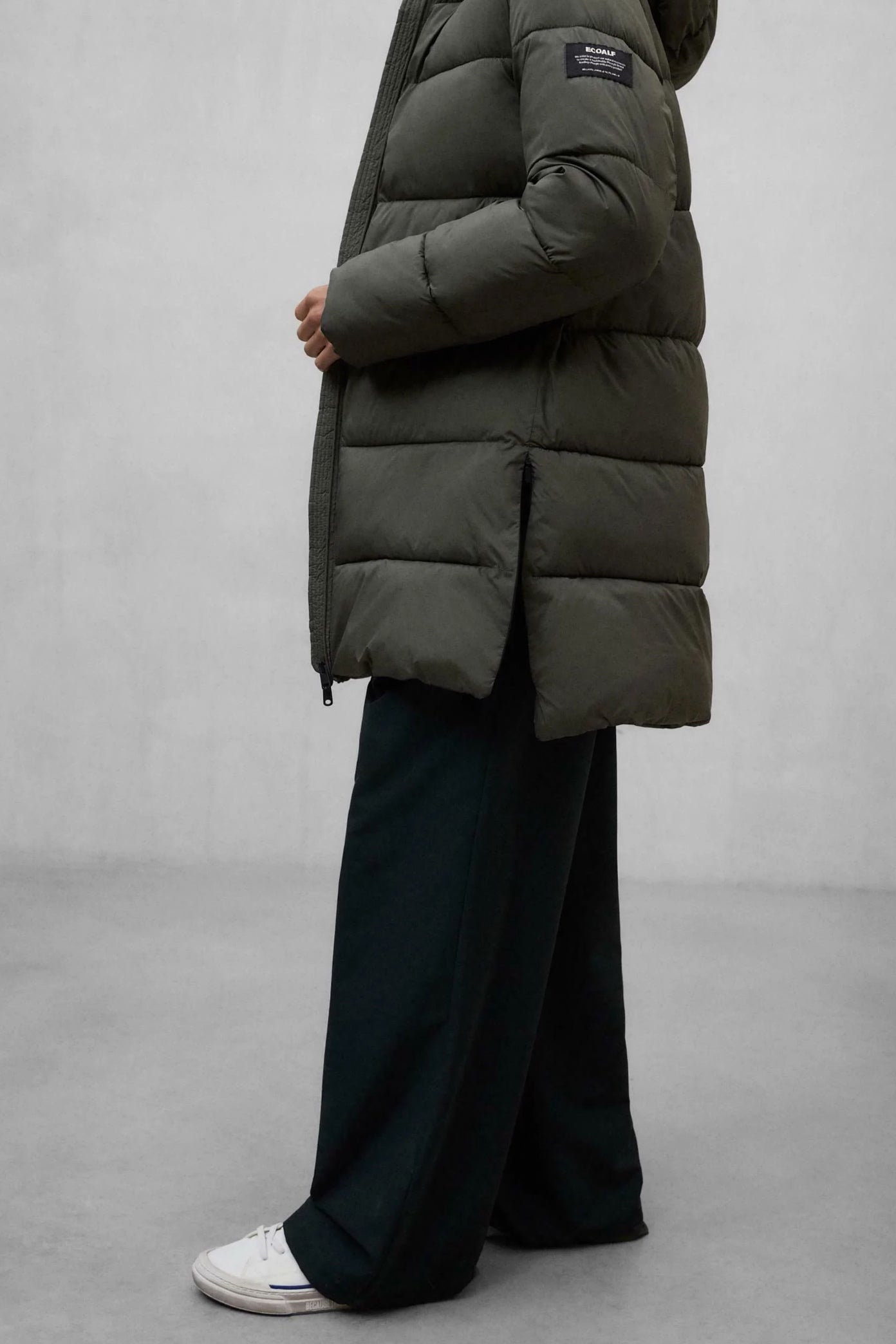 ECOALF  MARANGU JACKET WOM  en color VERDE  (4)