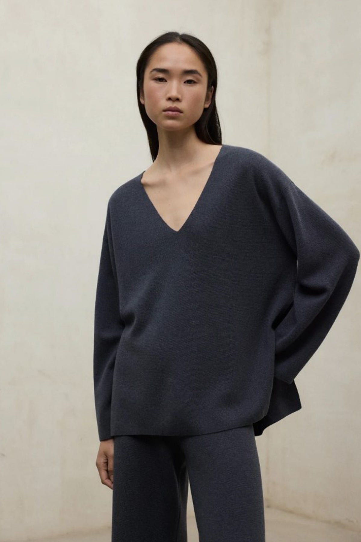 ECOALF BEGONIA KNIT en color AZUL  (1)