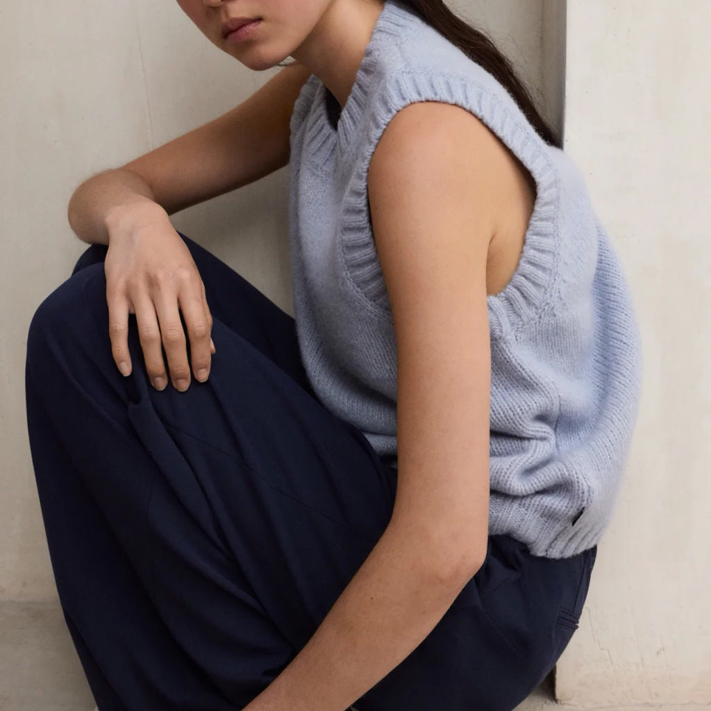 ECOALF  MAPLE KNIT WOMAN  en color AZUL  (6)