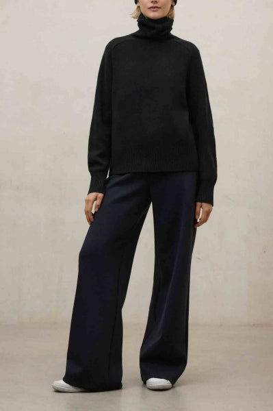 ECOALF ARDA PANTS WOMAN en color NEGRO  (4)