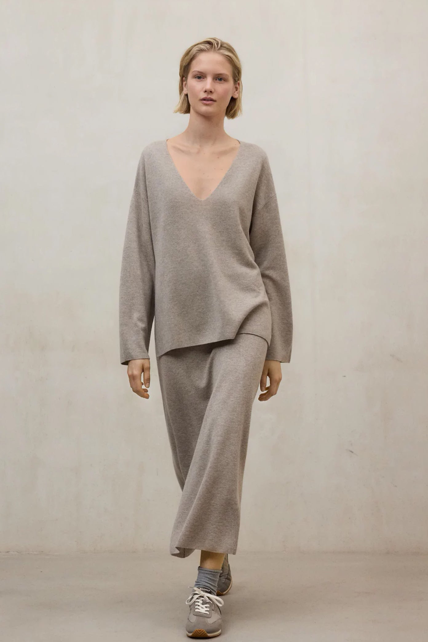 ECOALF  IMA SKIRT WOMAN  en color BEIS  (2)