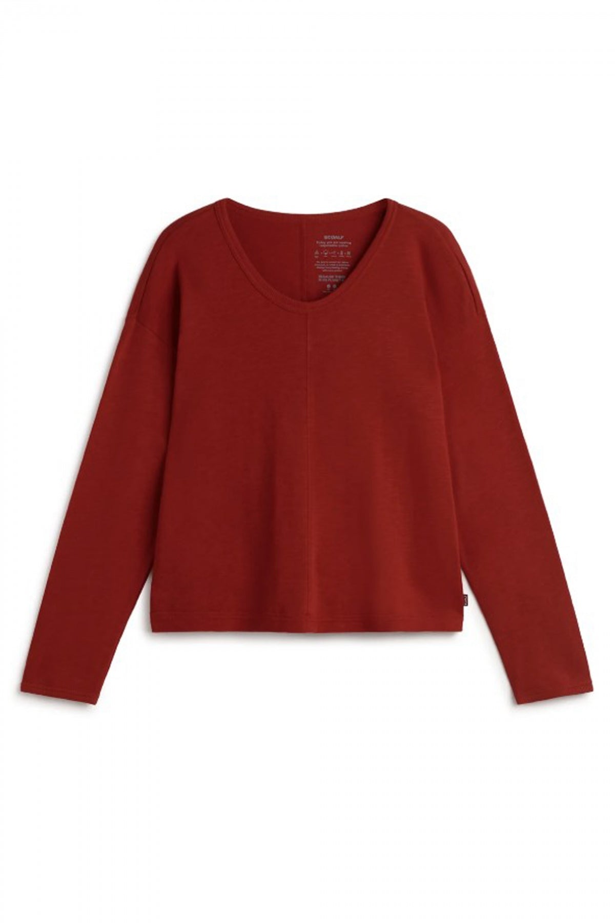 ECOALF ADRAGA T-SHIRT en color ROJO  (2)