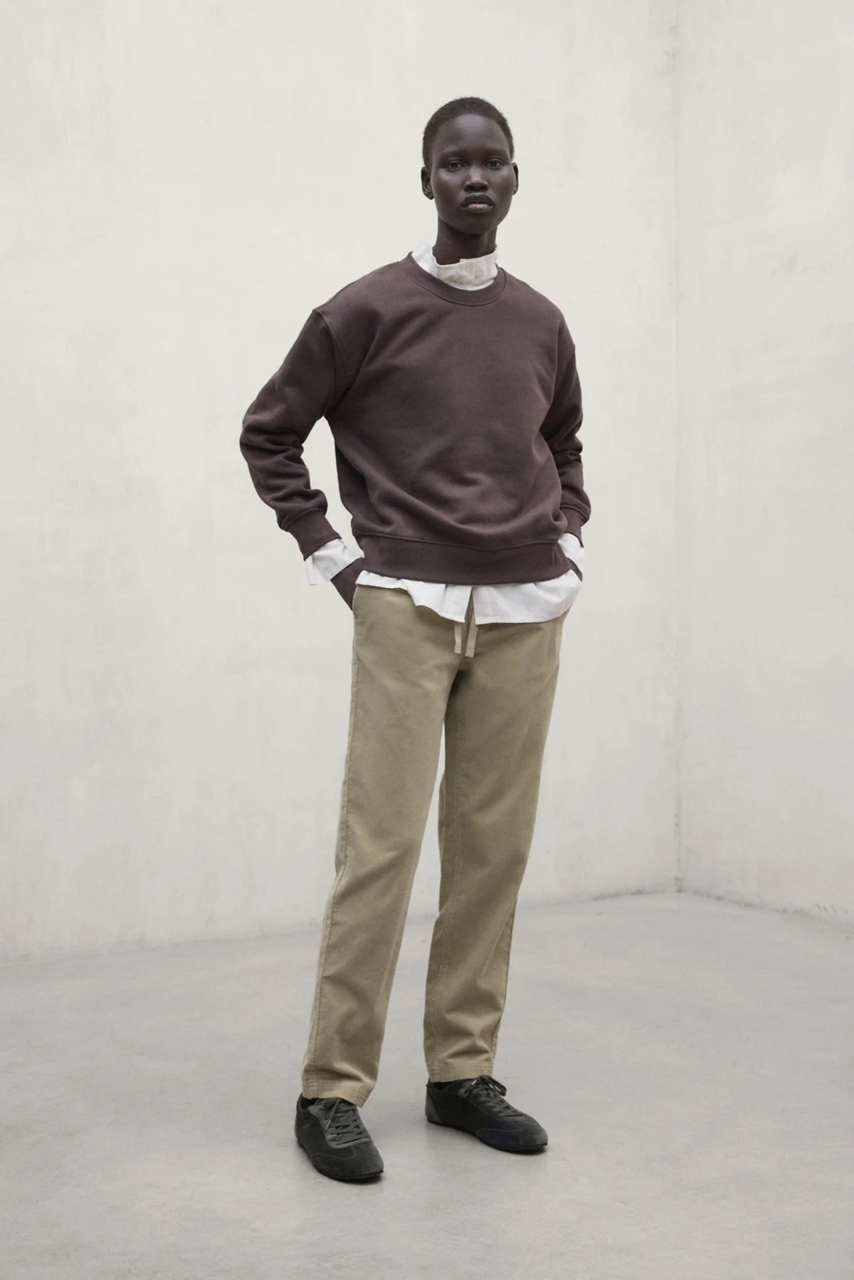 ECOALF MCWGASTGODOY GODOY SWEATSHIRT WO en color MARRON  (1)