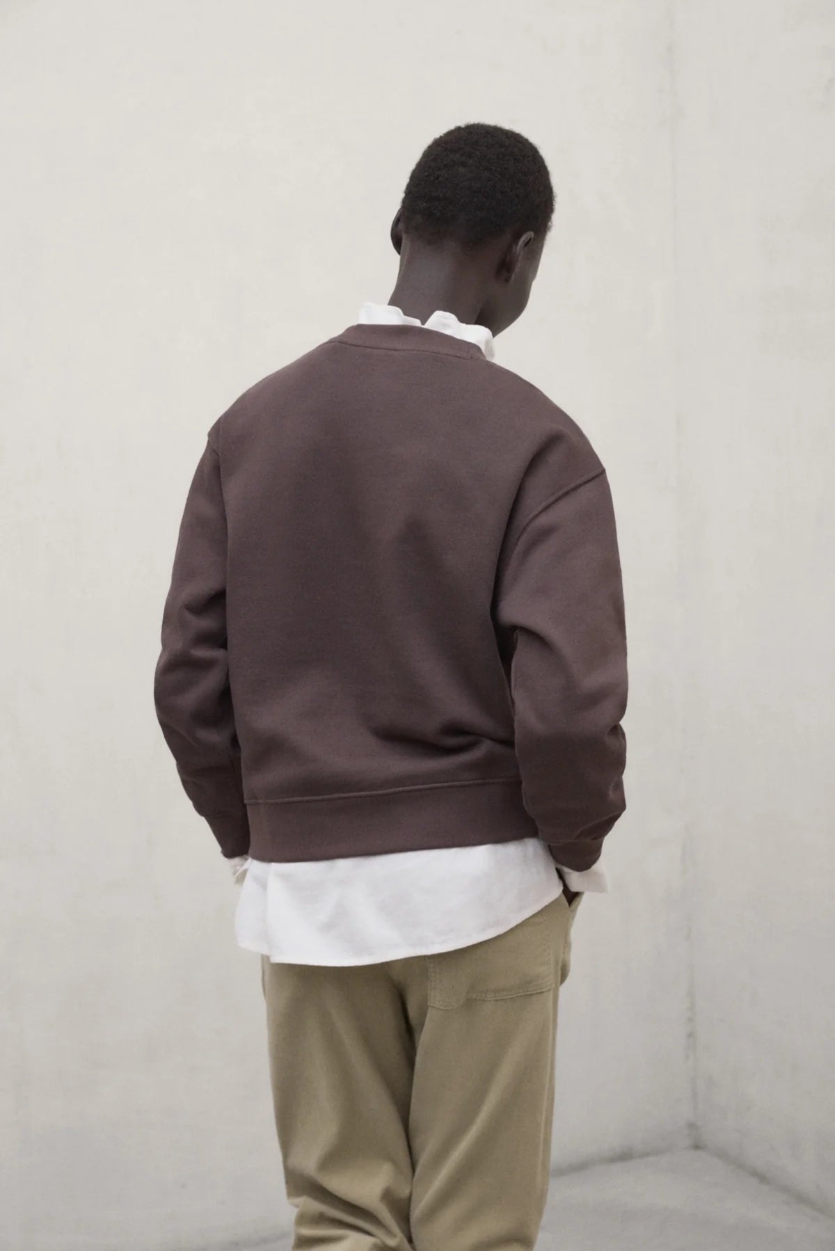 ECOALF MCWGASTGODOY GODOY SWEATSHIRT WO en color MARRON  (2)