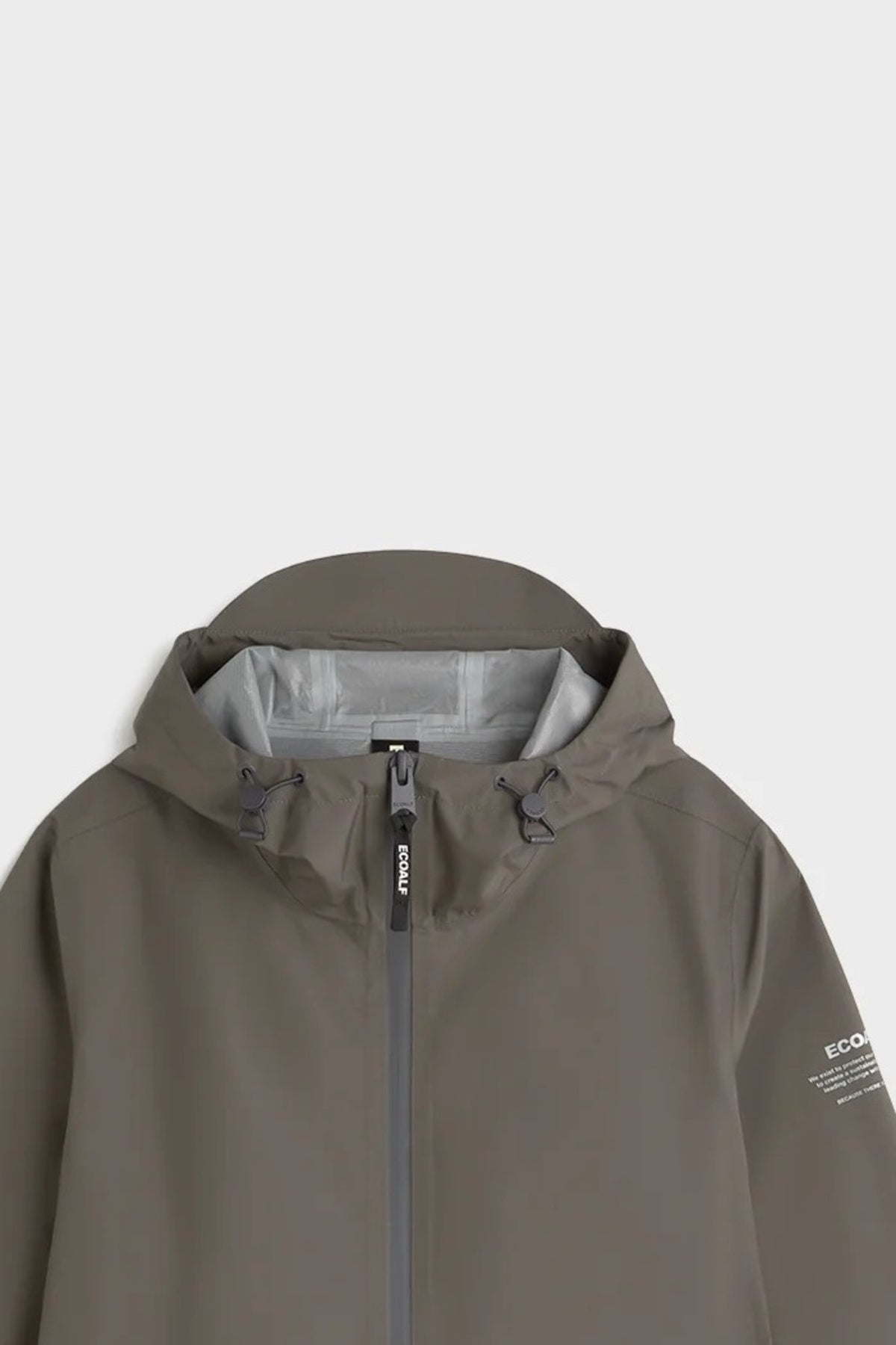 ECOALF DILUVIO JACKET en color VERDE  (3)