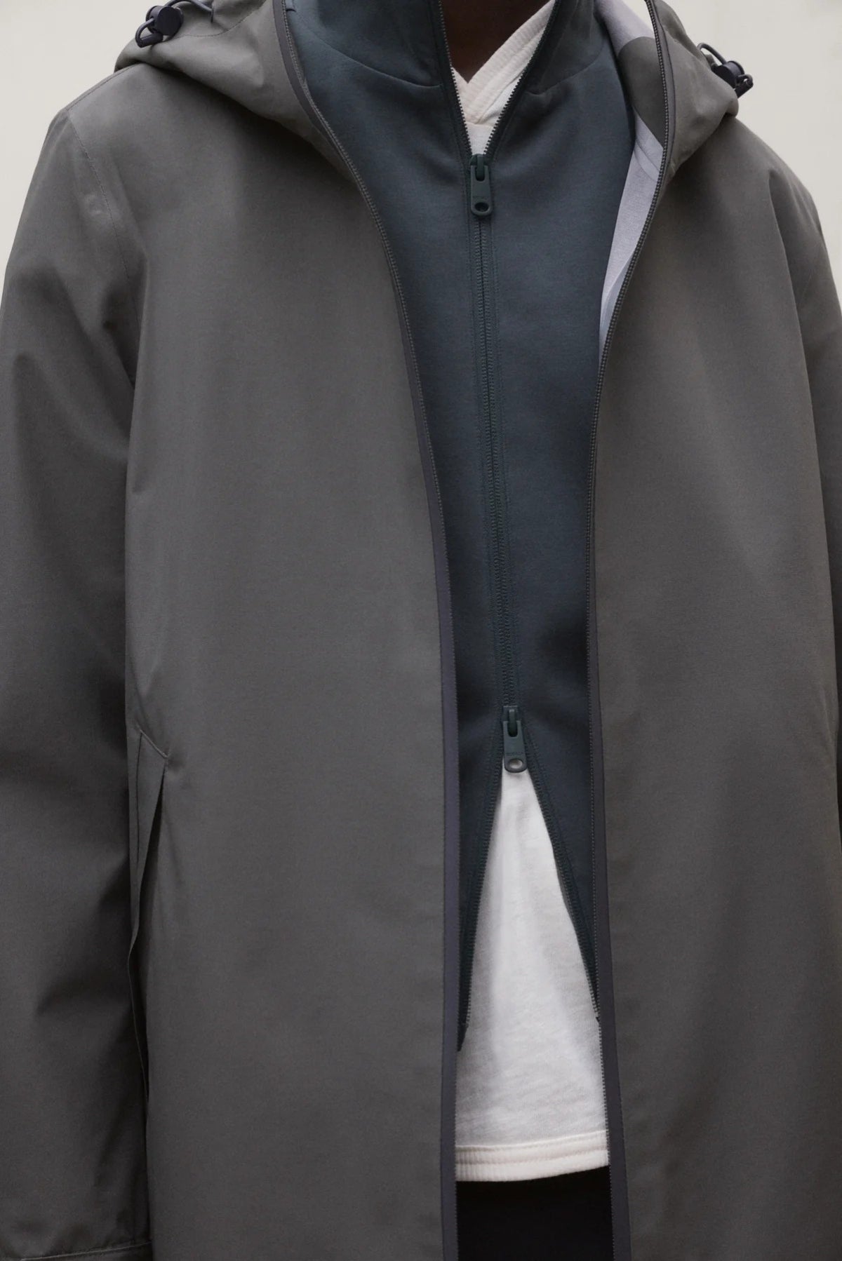 ECOALF DILUVIO JACKET en color VERDE  (4)