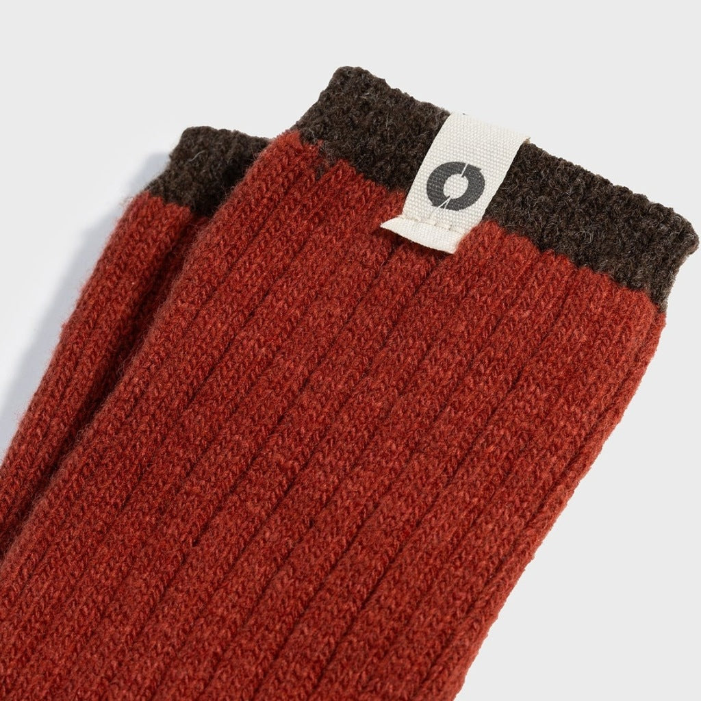 ECOALF CONTRASTE HIGH MCMACSXCONTH en color ROJO  (6)
