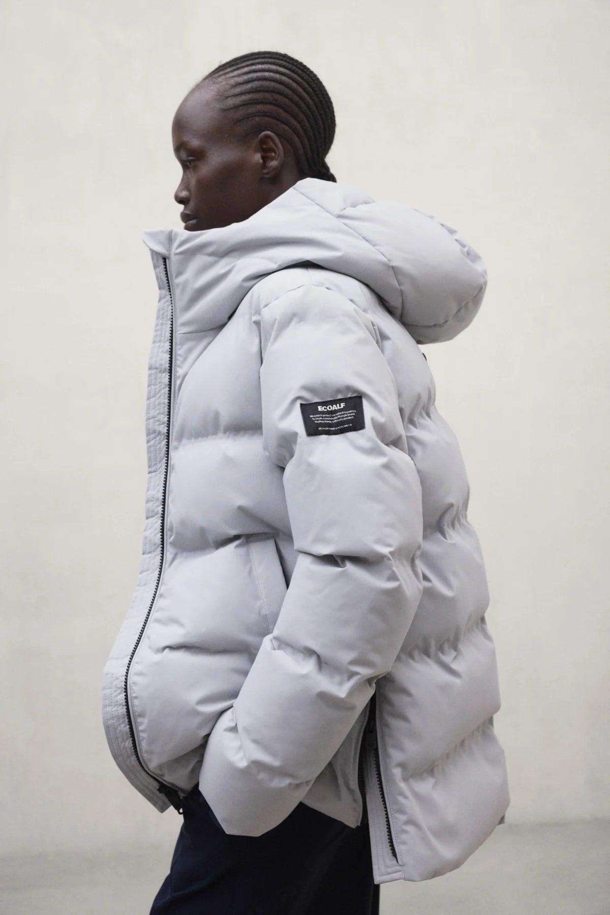 ECOALF MIA JACKET en color BLANCO  (2)