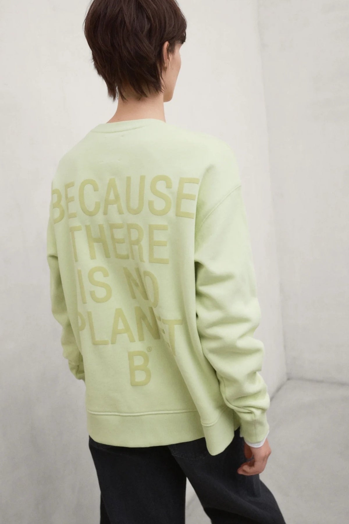ECOALF STORM SWEATSHIRT en color AMARILLO  (2)