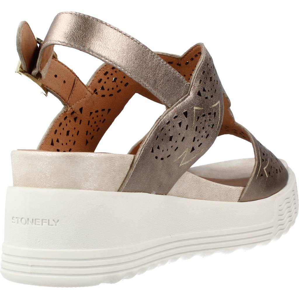 STONEFLY PARKY  LAMINATED LTH en color BRONCE  (3)