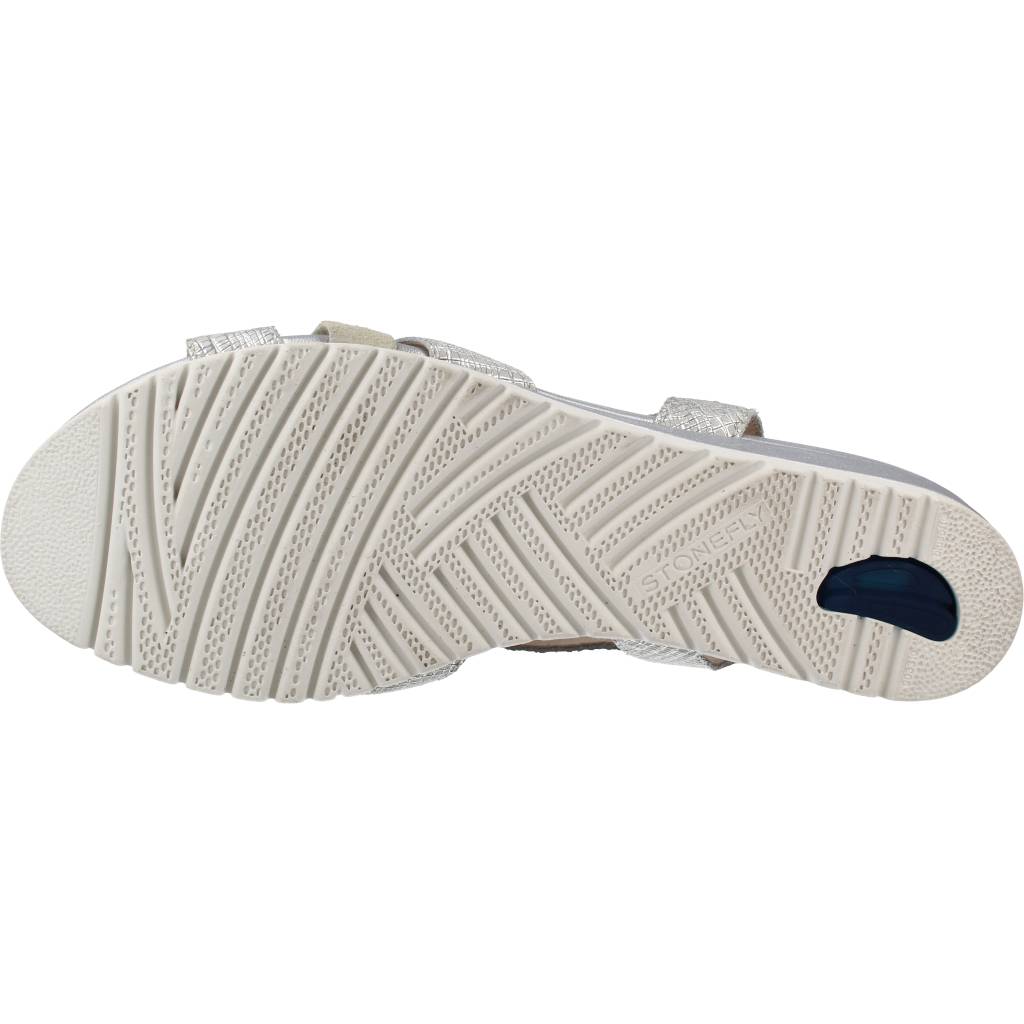 STONEFLY CHER  LAMINATED LTH en color PLATA  (6)