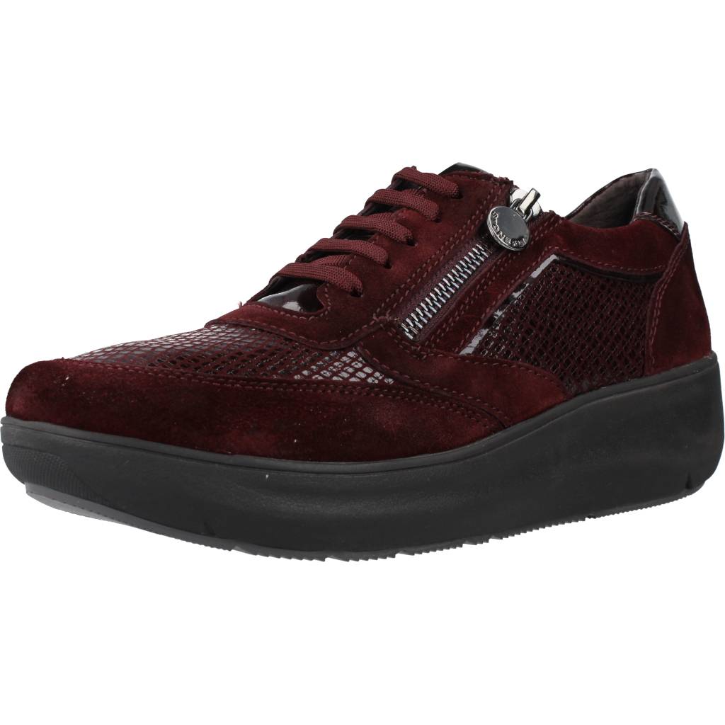 STONEFLY  ROCK  VELOUR/PRINT SNAKE en color BURDEOS  (1)