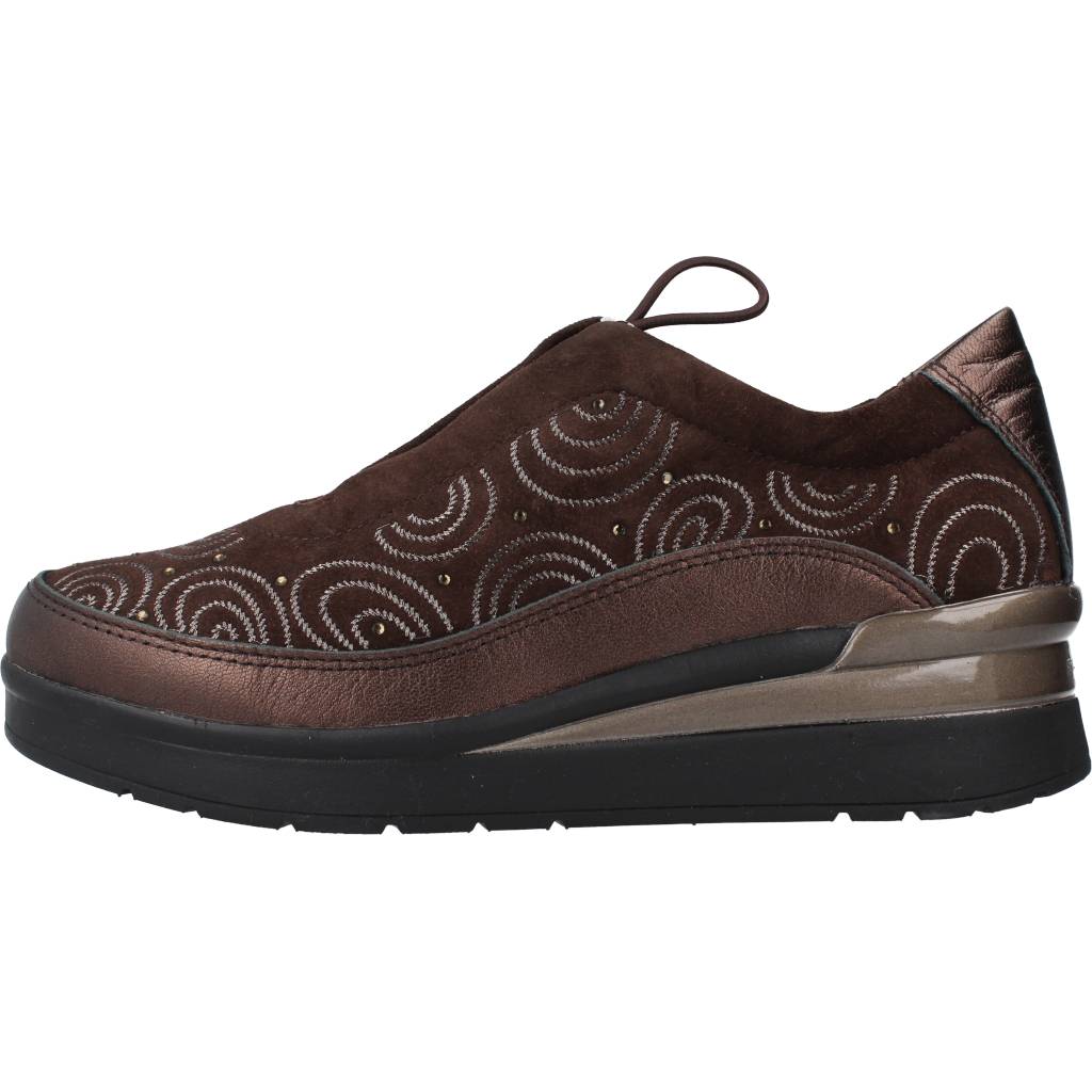 STONEFLY CREAM  GOAT SUEDE/LAMINAT en color MARRON  (2)