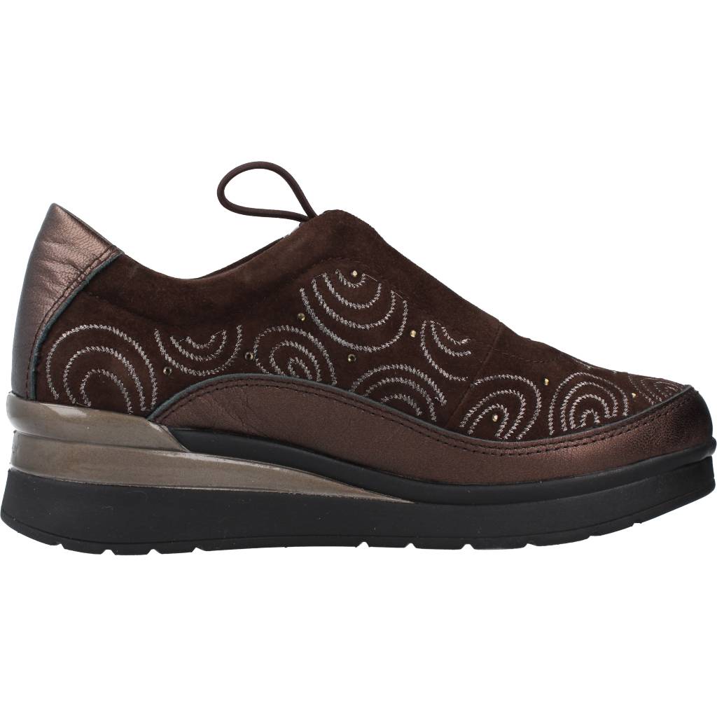 STONEFLY CREAM  GOAT SUEDE/LAMINAT en color MARRON  (4)