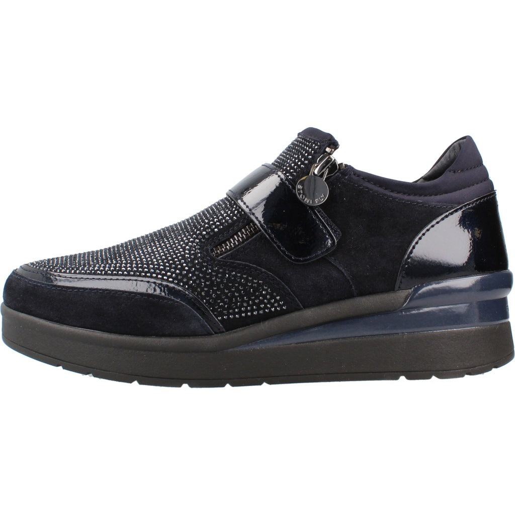 STONEFLY VELOUR/S. PATENT en color AZUL  (2)