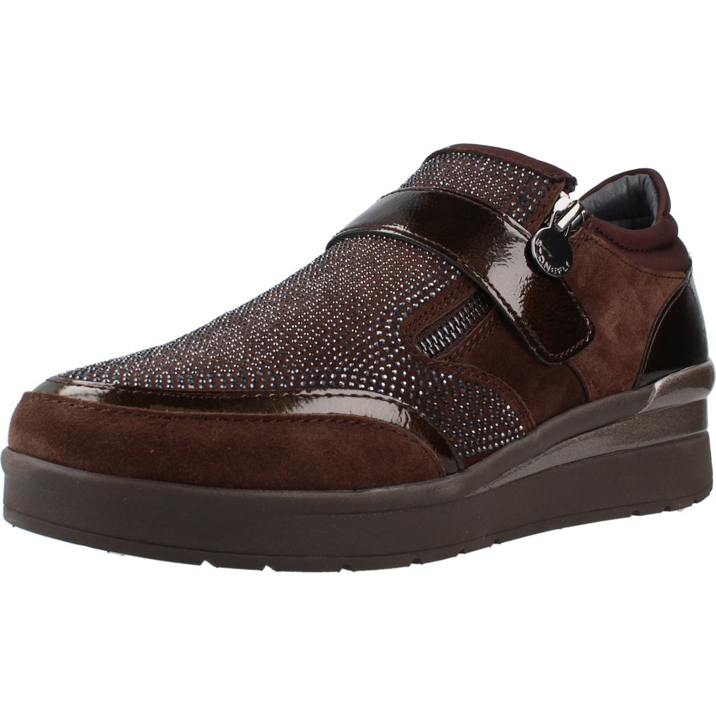 STONEFLY VELOUR/S. PATENT en color MARRON  (1)