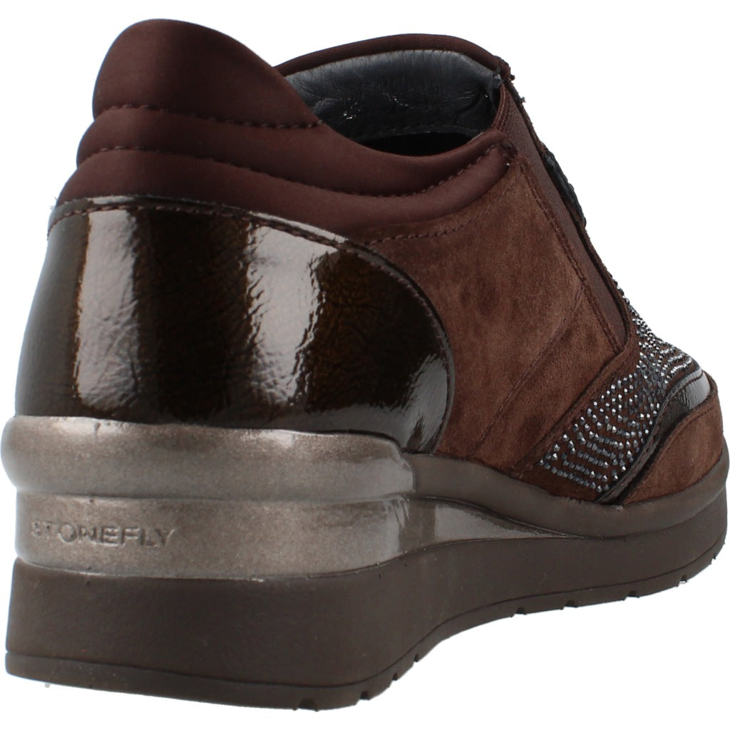 STONEFLY VELOUR/S. PATENT en color MARRON  (3)