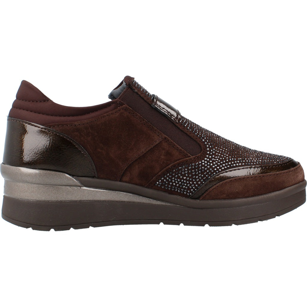 STONEFLY VELOUR/S. PATENT en color MARRON  (4)