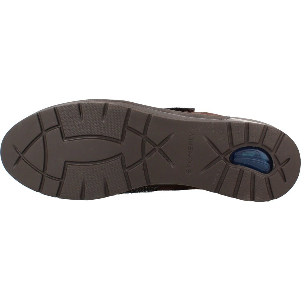 STONEFLY VELOUR/S. PATENT en color MARRON  (6)