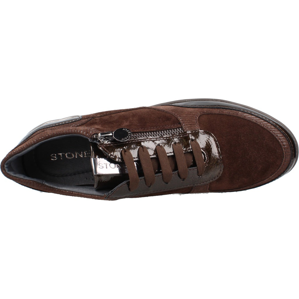 STONEFLY CREAM  VELOUR en color MARRON  (7)
