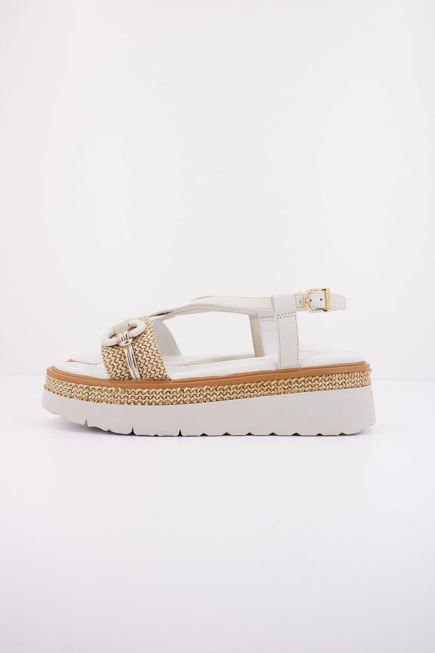 STONEFLY SOLES  NAPPA LTH/RAFFIA en color BLANCO  (1)