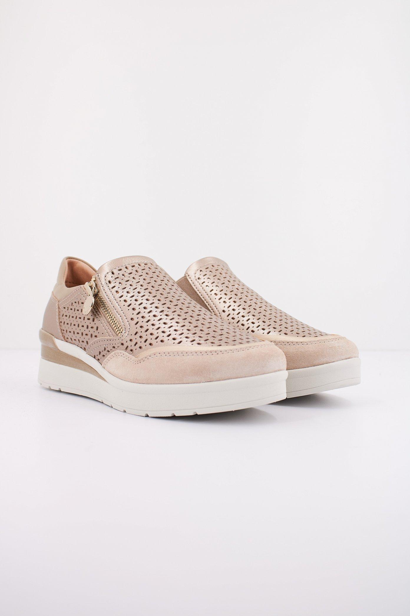 STONEFLY CREAM  LAMINATED LTH en color ORO  (2)
