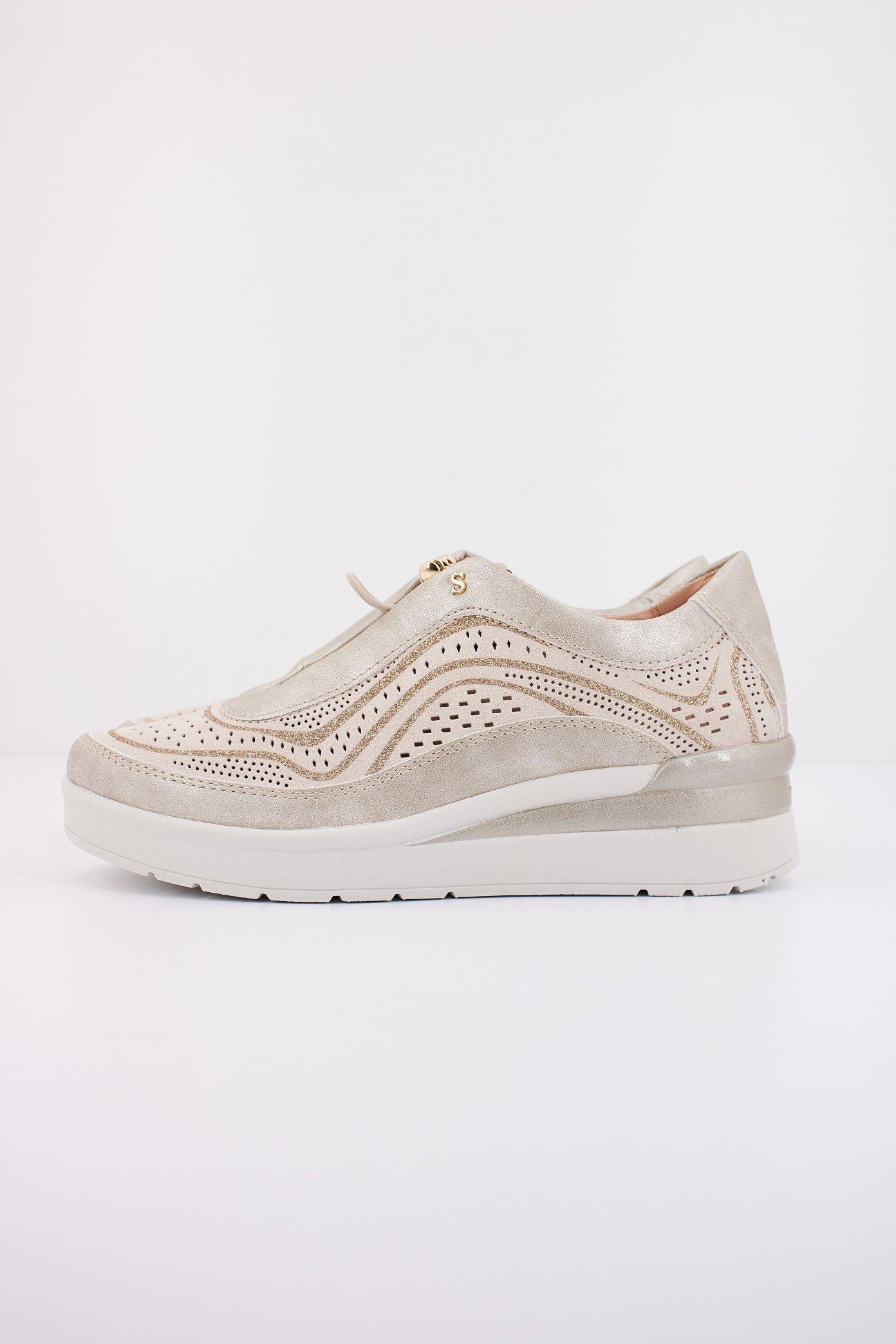 STONEFLY CREAM  S. LAMINATED/VELOU en color BEIS  (1)