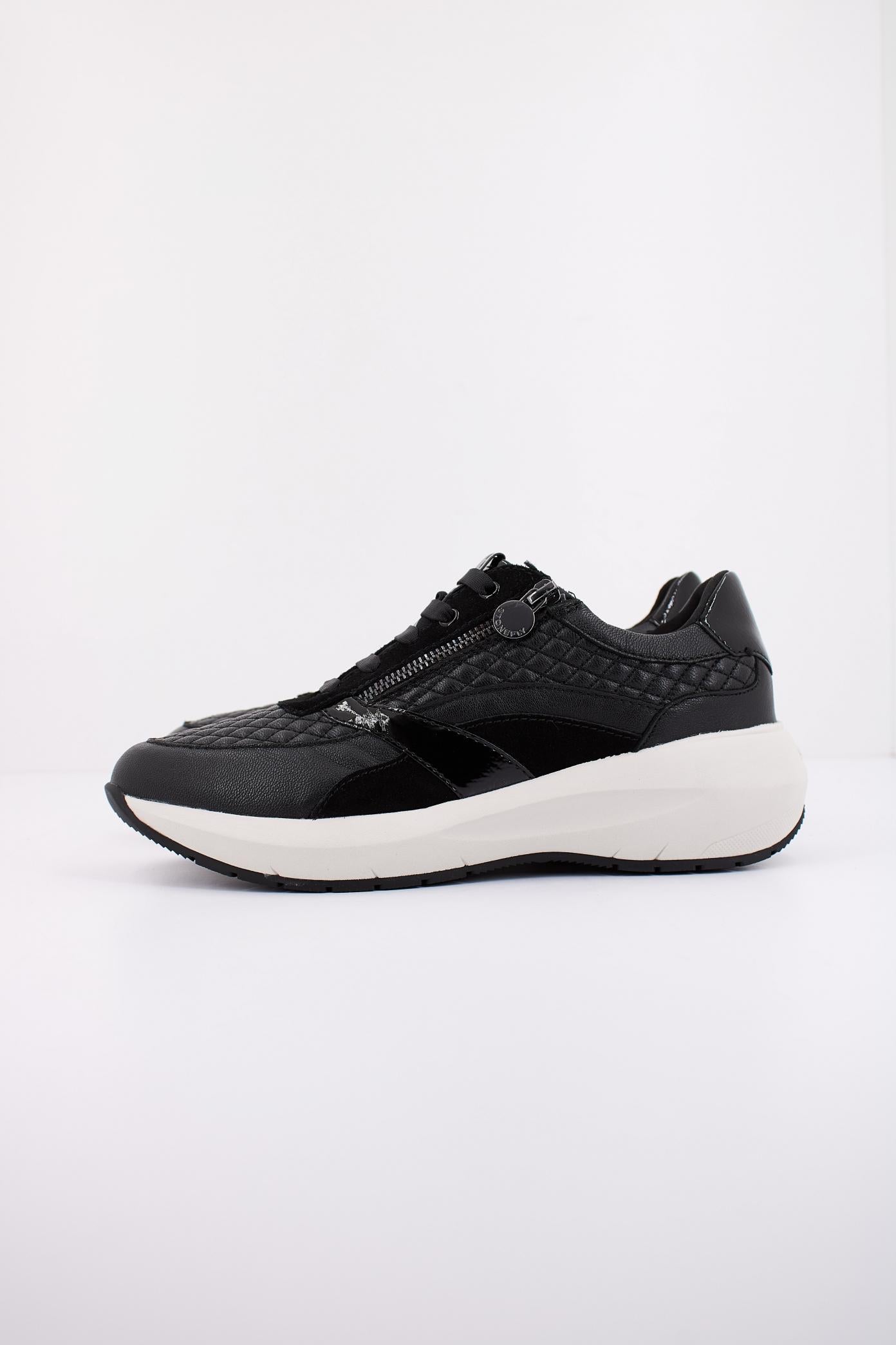 STONEFLY TWINS  GOAT LTH/VELOUR en color NEGRO  (1)