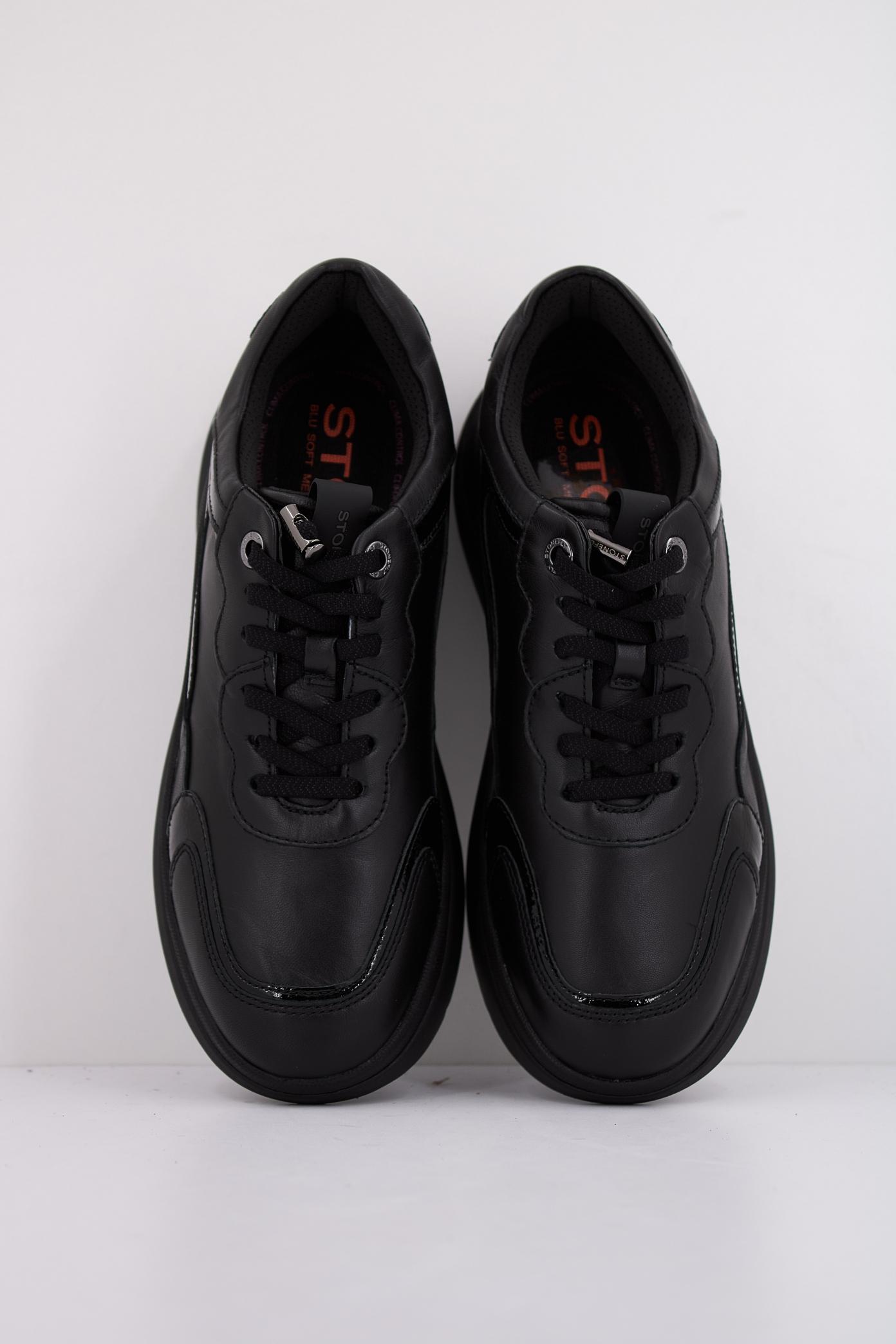 STONEFLY ROCHA  NAPPA LTH/PATENT LTH en color NEGRO  (3)