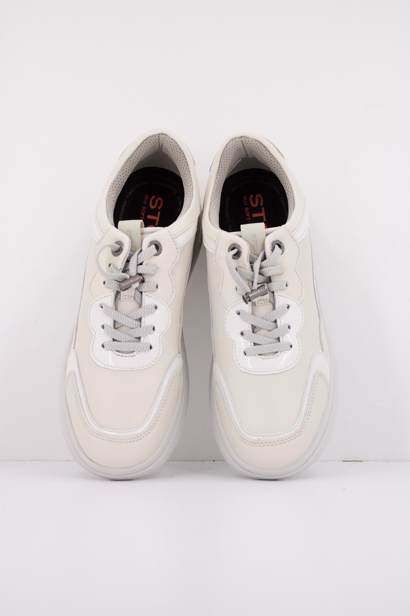 STONEFLY ROCHA  NAPPA LTH/PATENT LTH en color BLANCO  (3)