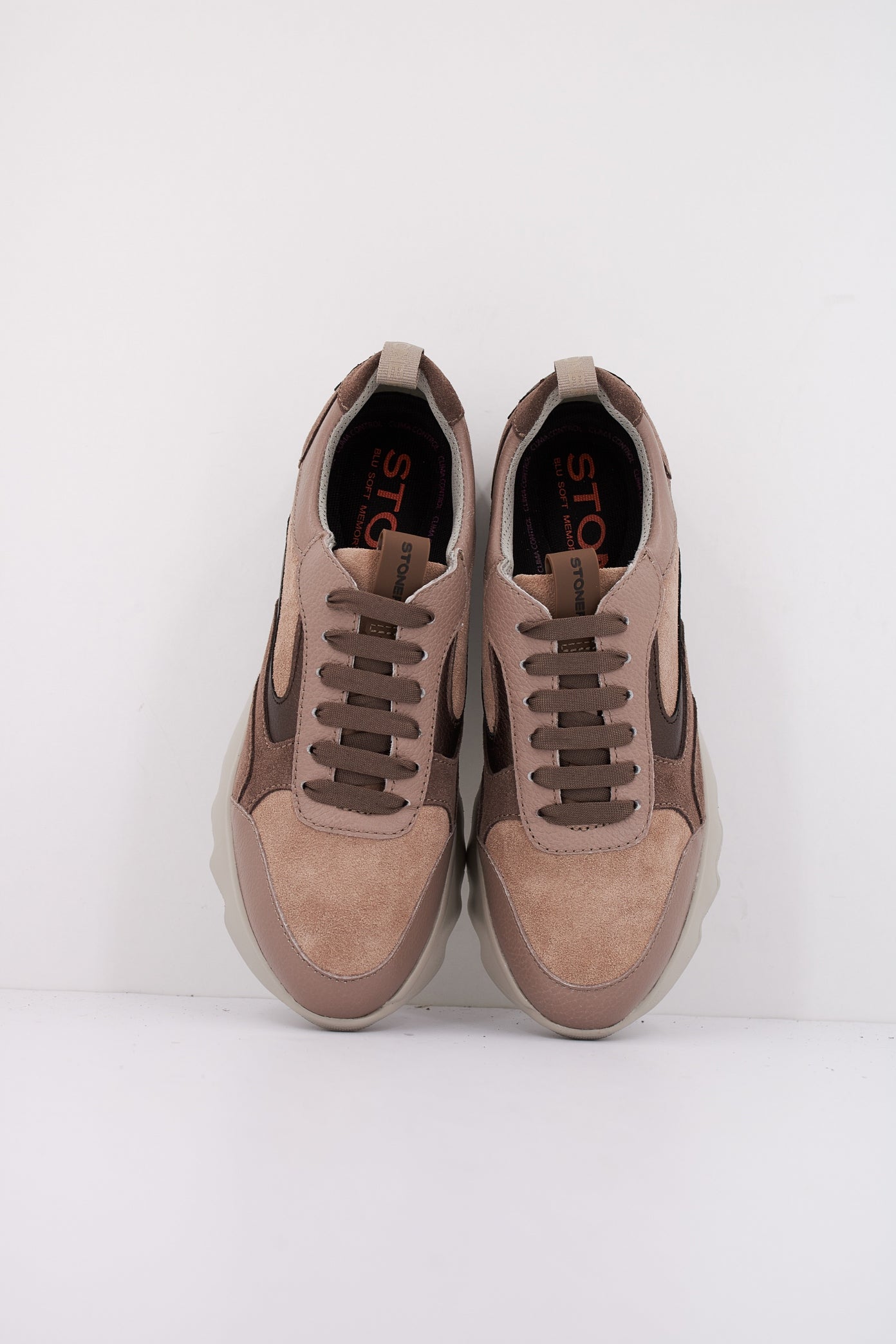 STONEFLY SPOCK  VELOUR/NAPPA LTH en color MARRON  (3)