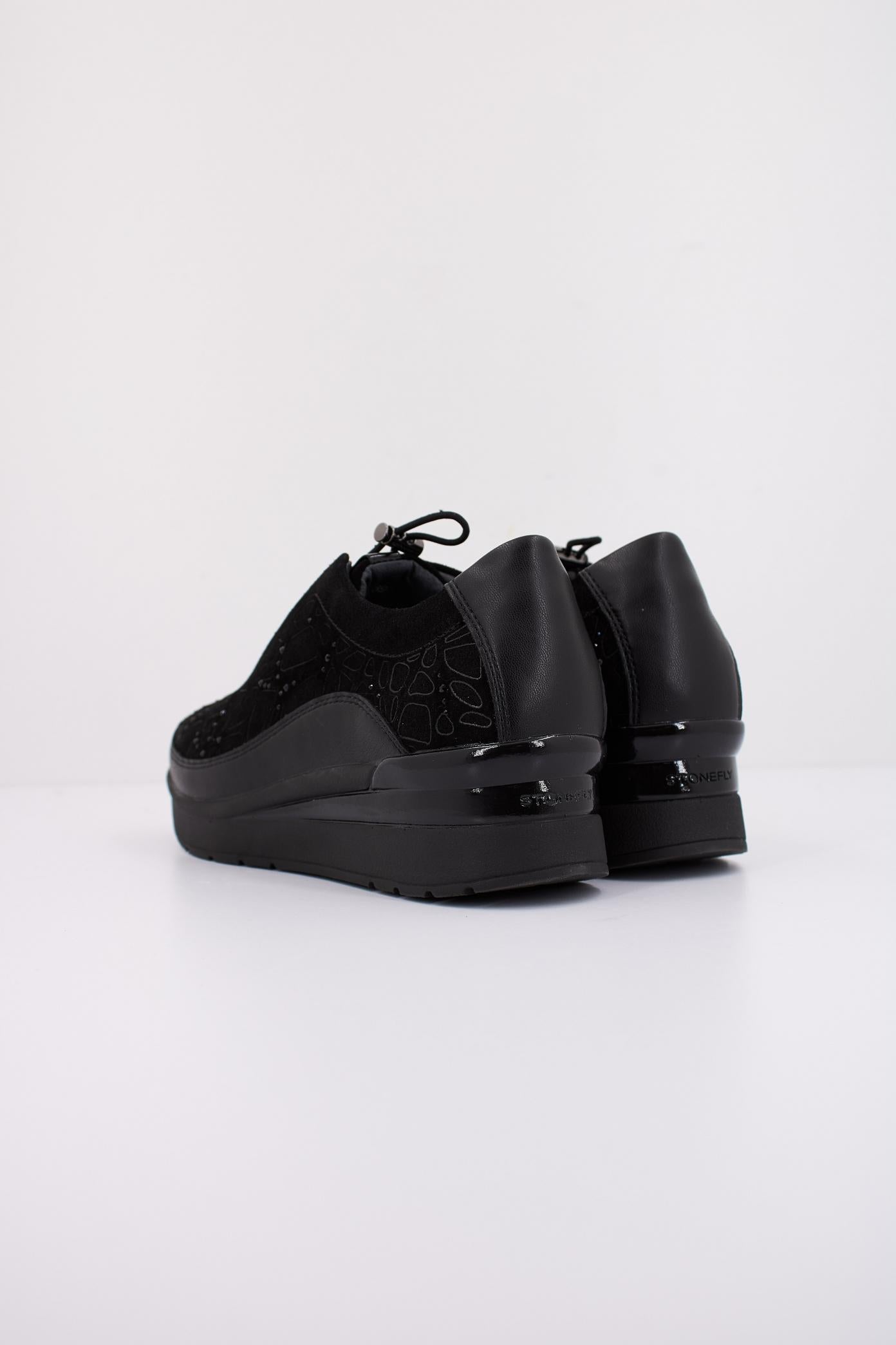 STONEFLY CREAM  VELOUR/S NAPPA en color NEGRO  (4)