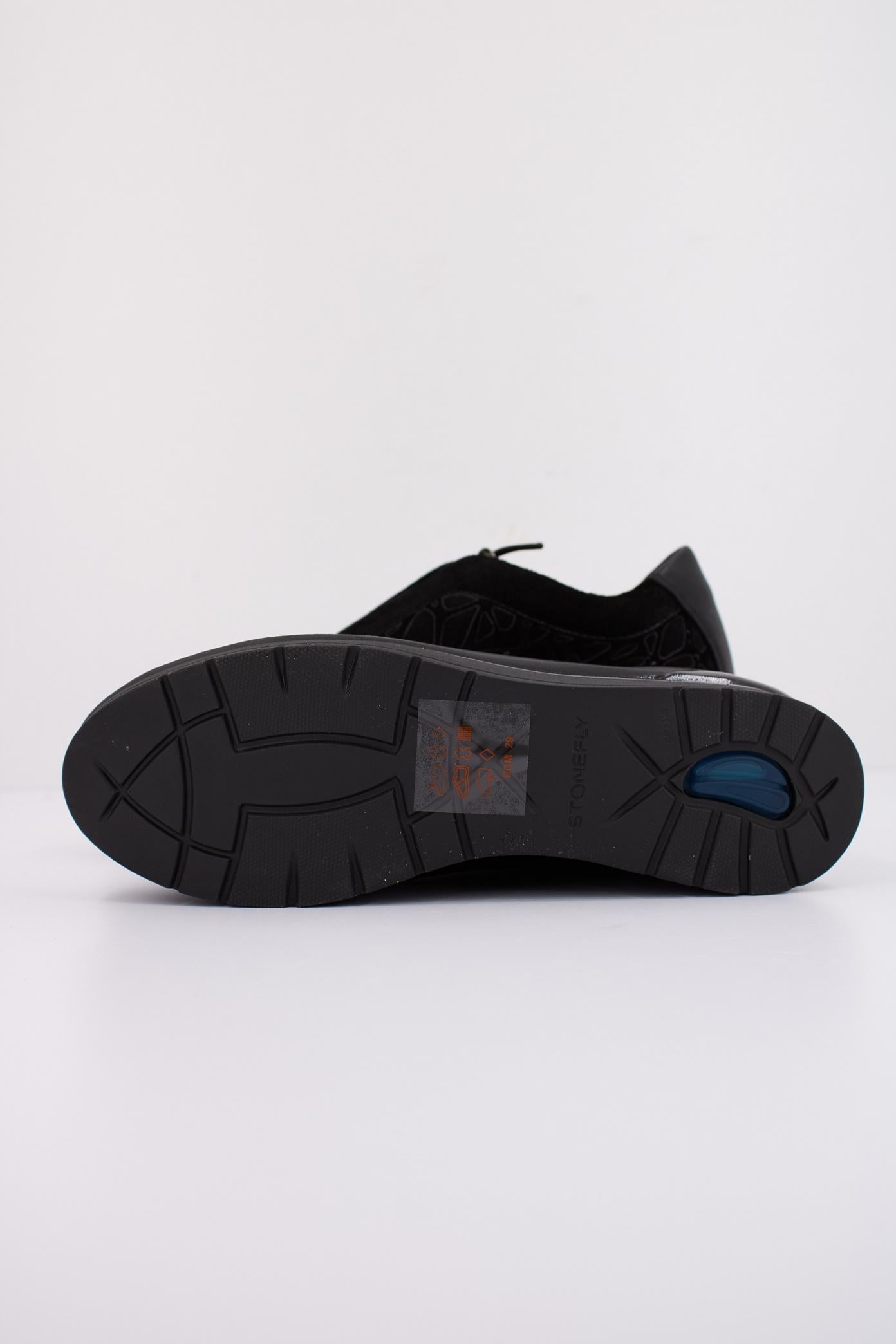 STONEFLY CREAM  VELOUR/S NAPPA en color NEGRO  (5)