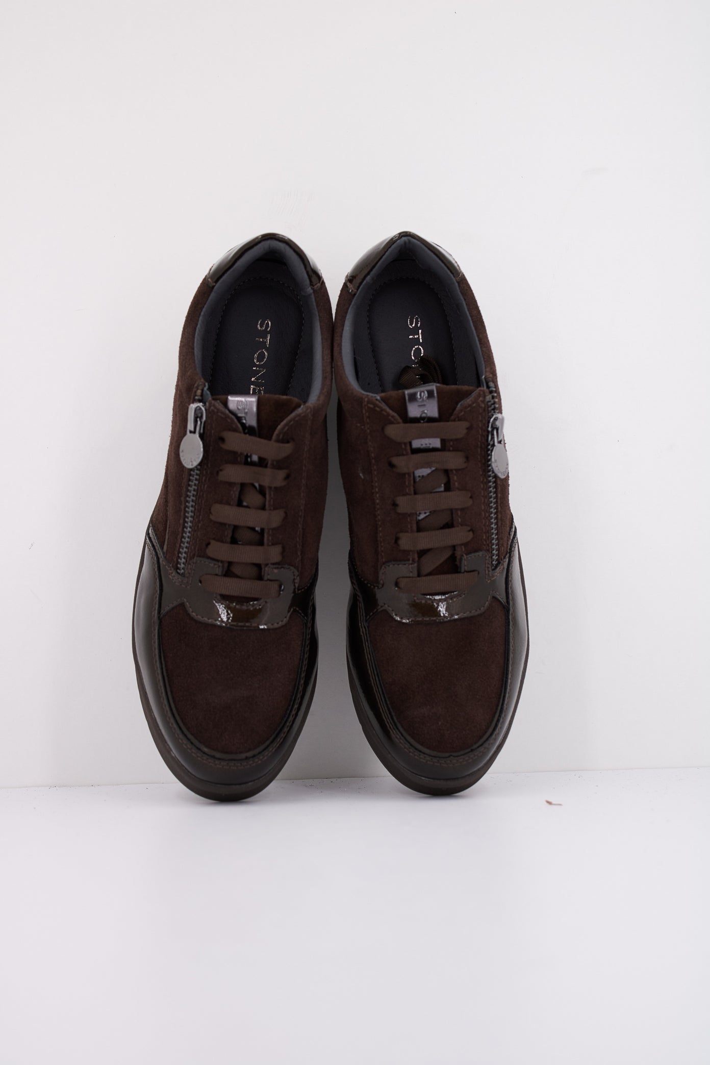 STONEFLY CREAM  VELOUR/S PATENT en color MARRON  (3)