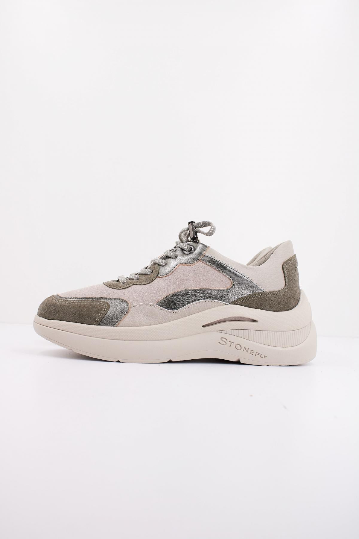 STONEFLY ROCHA  VELOUR/EMBOSSED LAMINATED LTH en color GRIS  (1)