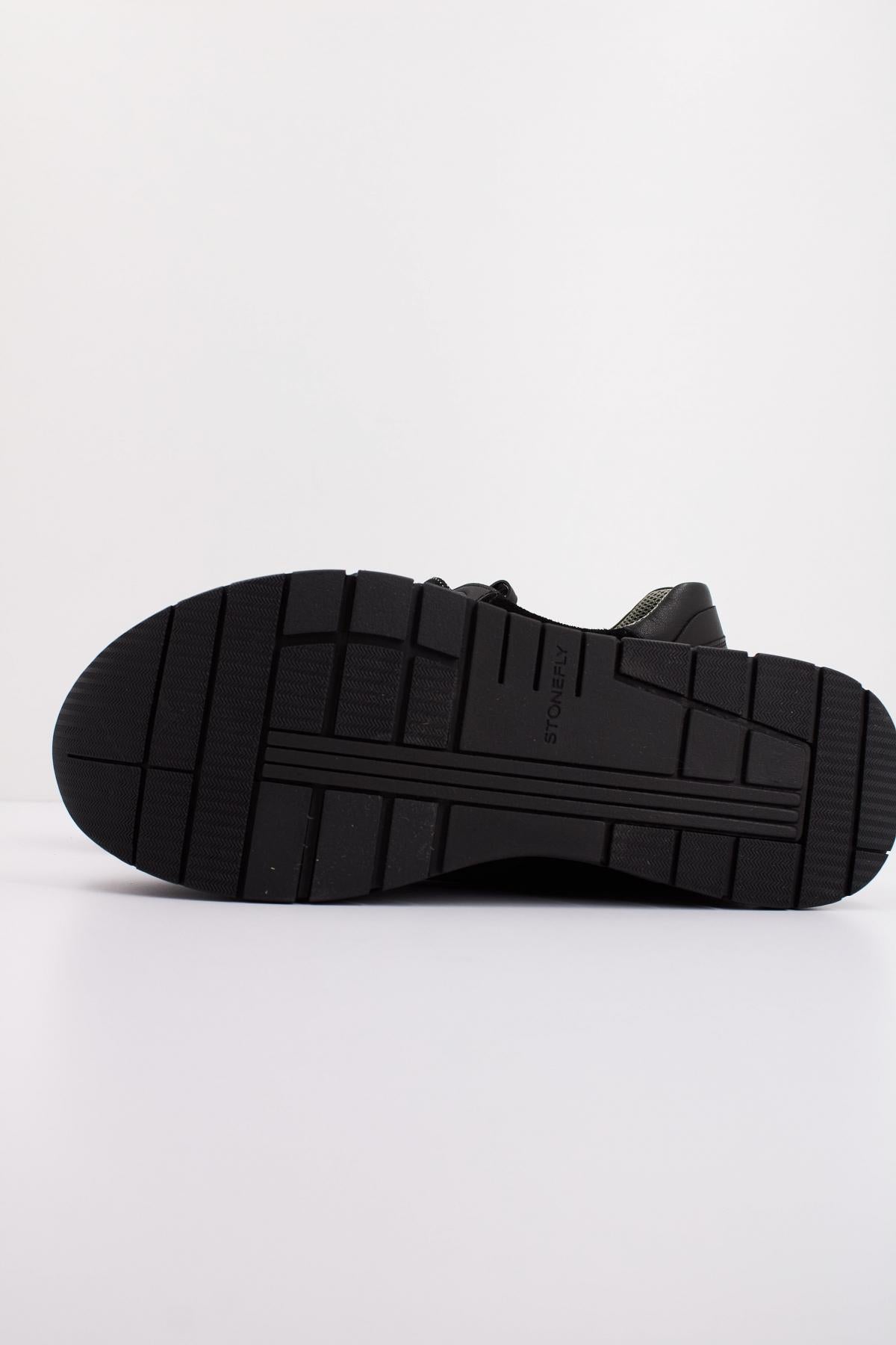 STONEFLY ACTION  CALF LTH/VELOUR en color NEGRO  (5)
