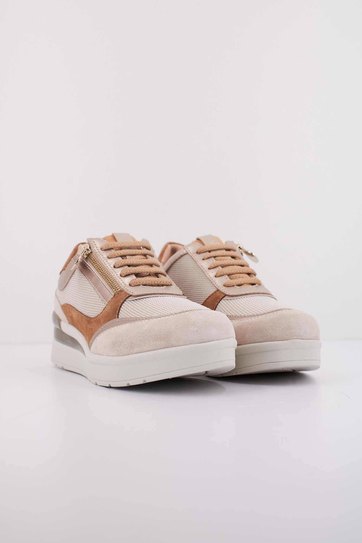 STONEFLY CREAM  VELOUR TEX en color MARRON  (2)